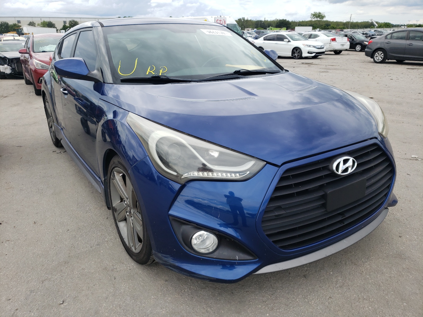 2015 Hyundai Veloster VIN KMHTC6AE2FU241704 photo 1