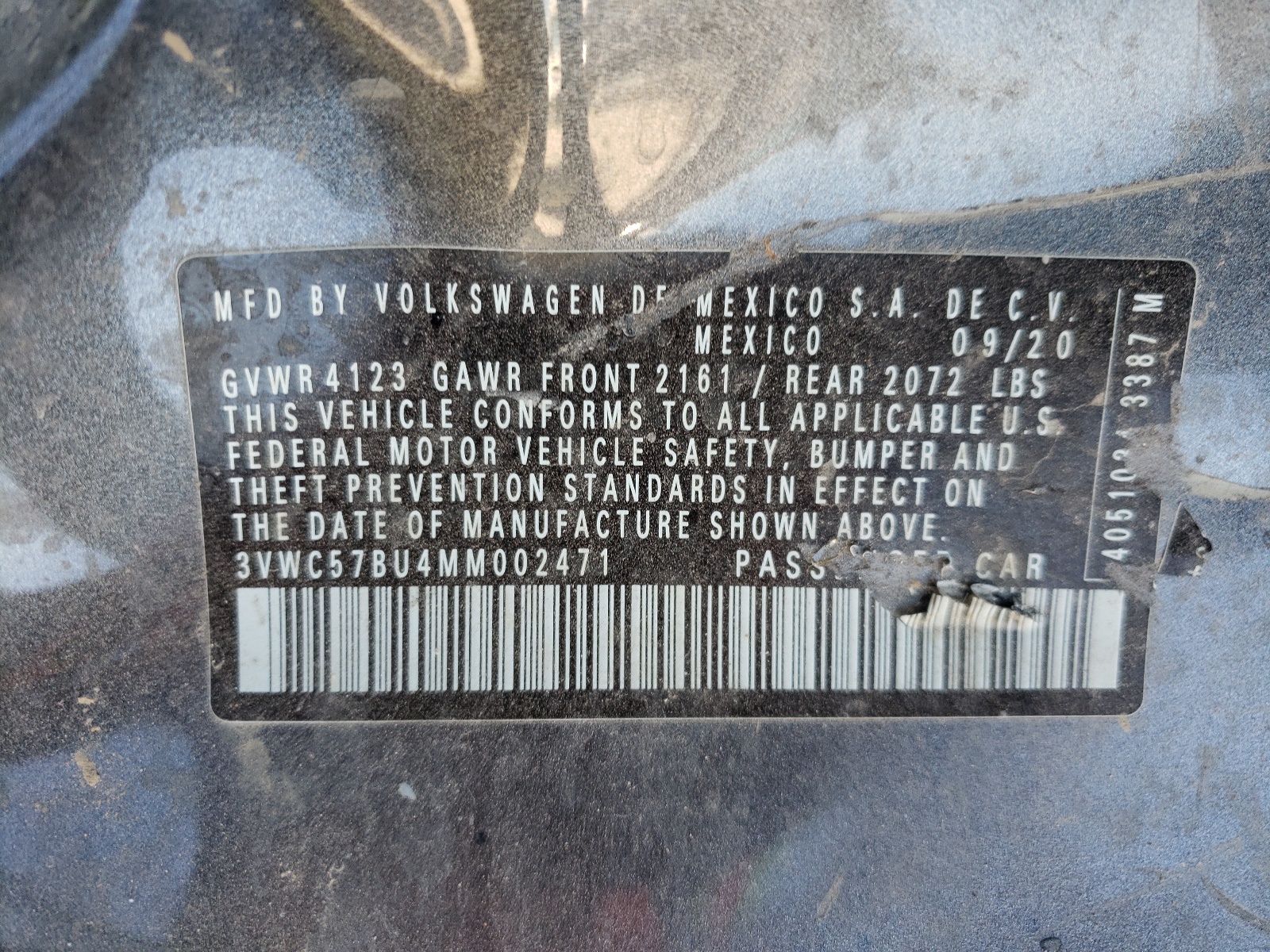 2021 VOLKSWAGEN Jetta VIN 3VWC57BU4MM002471 photo 10