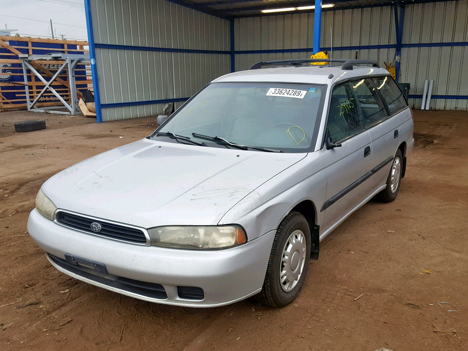 1995 SUBARU LEGACY VIN 4S3BK6359S6352250 photo 2