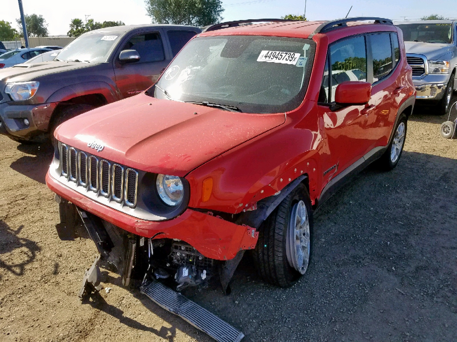 2017 JEEP Renegade VIN ZACCJABB7HPE60132 photo 2