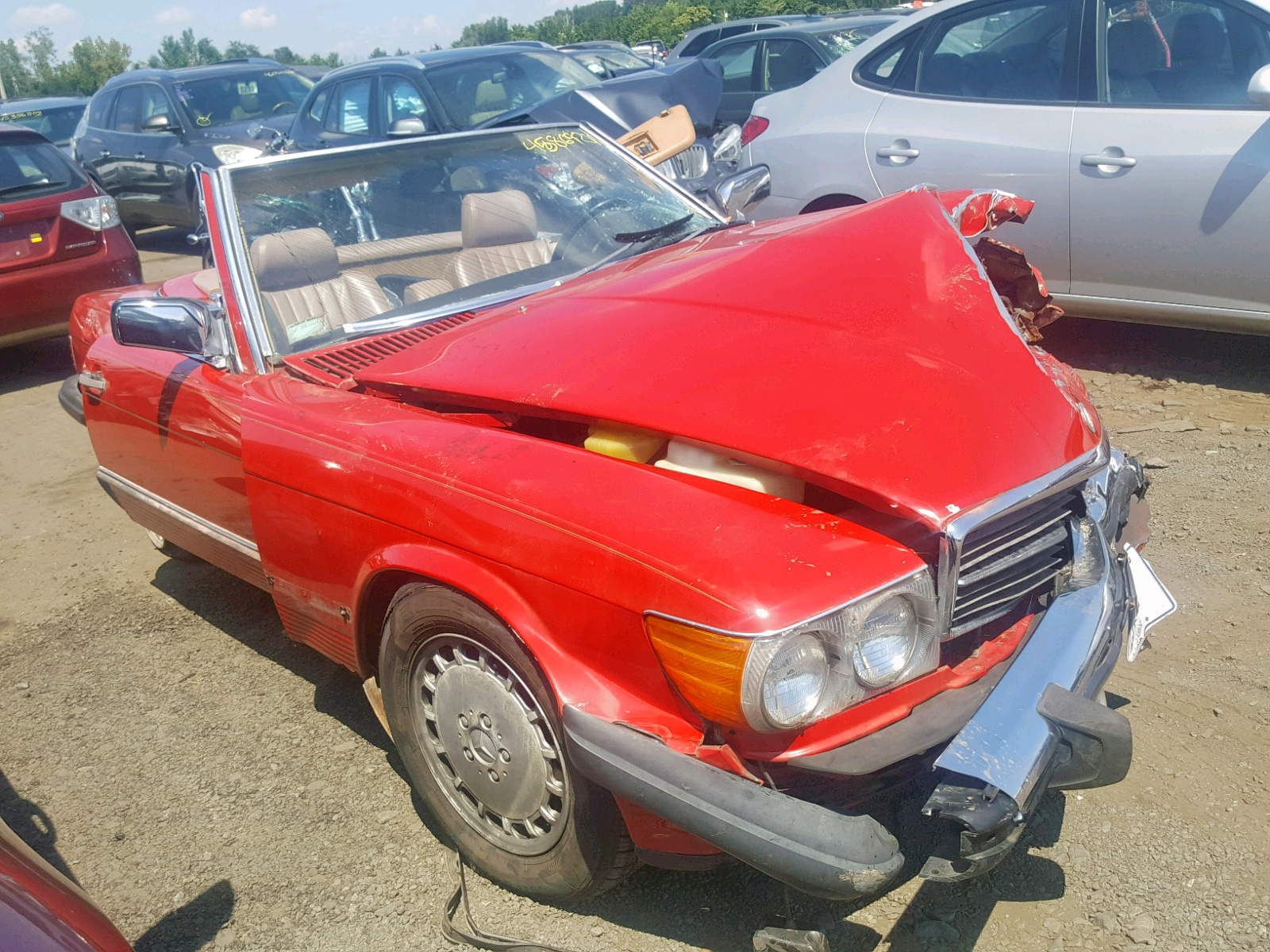 1987 Mercedes-Benz Sl-klasse VIN WDBBA48D9HA061047 photo 1