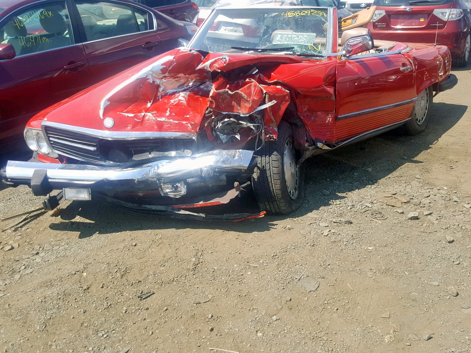 1987 Mercedes-Benz Sl-klasse VIN WDBBA48D9HA061047 photo 2