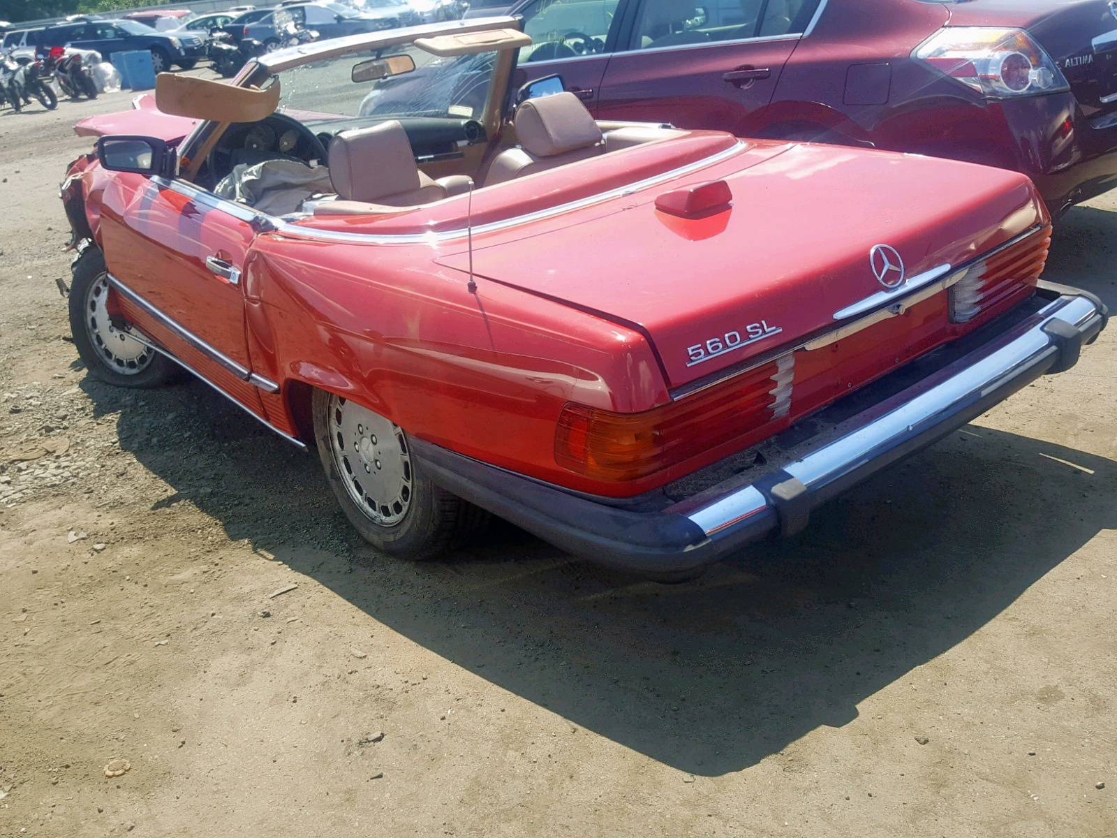 1987 Mercedes-Benz Sl-klasse VIN WDBBA48D9HA061047 photo 3