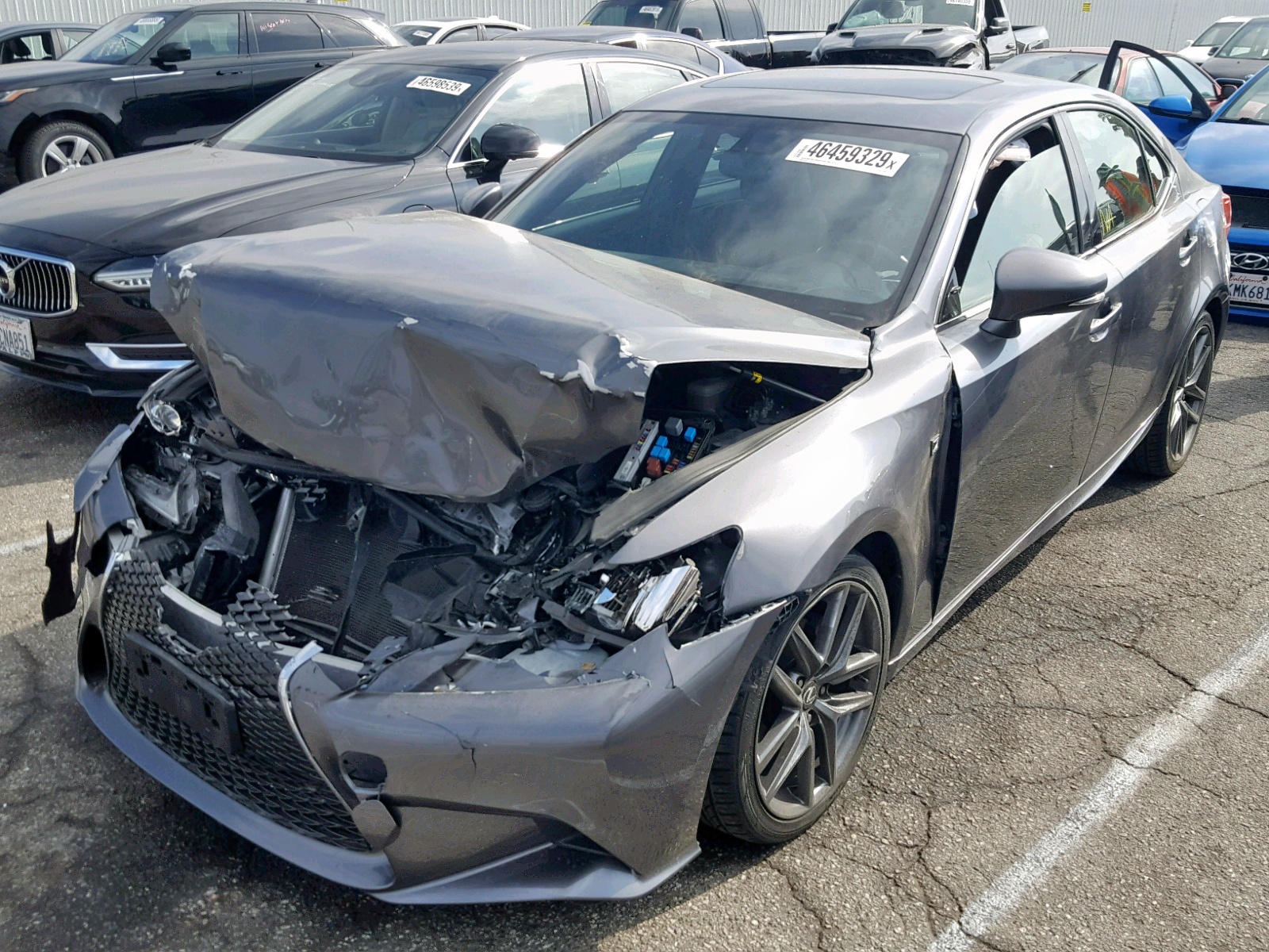 2014 LEXUS Is VIN JTHBF1D24E5034024 photo 2