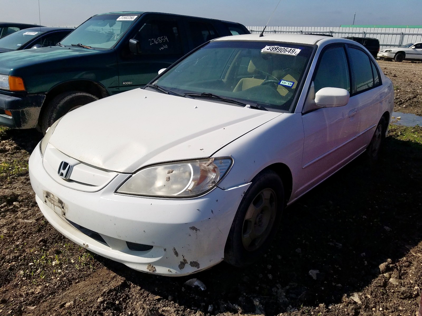 2005 Honda Civic VIN JHMES95675S010763 photo 2
