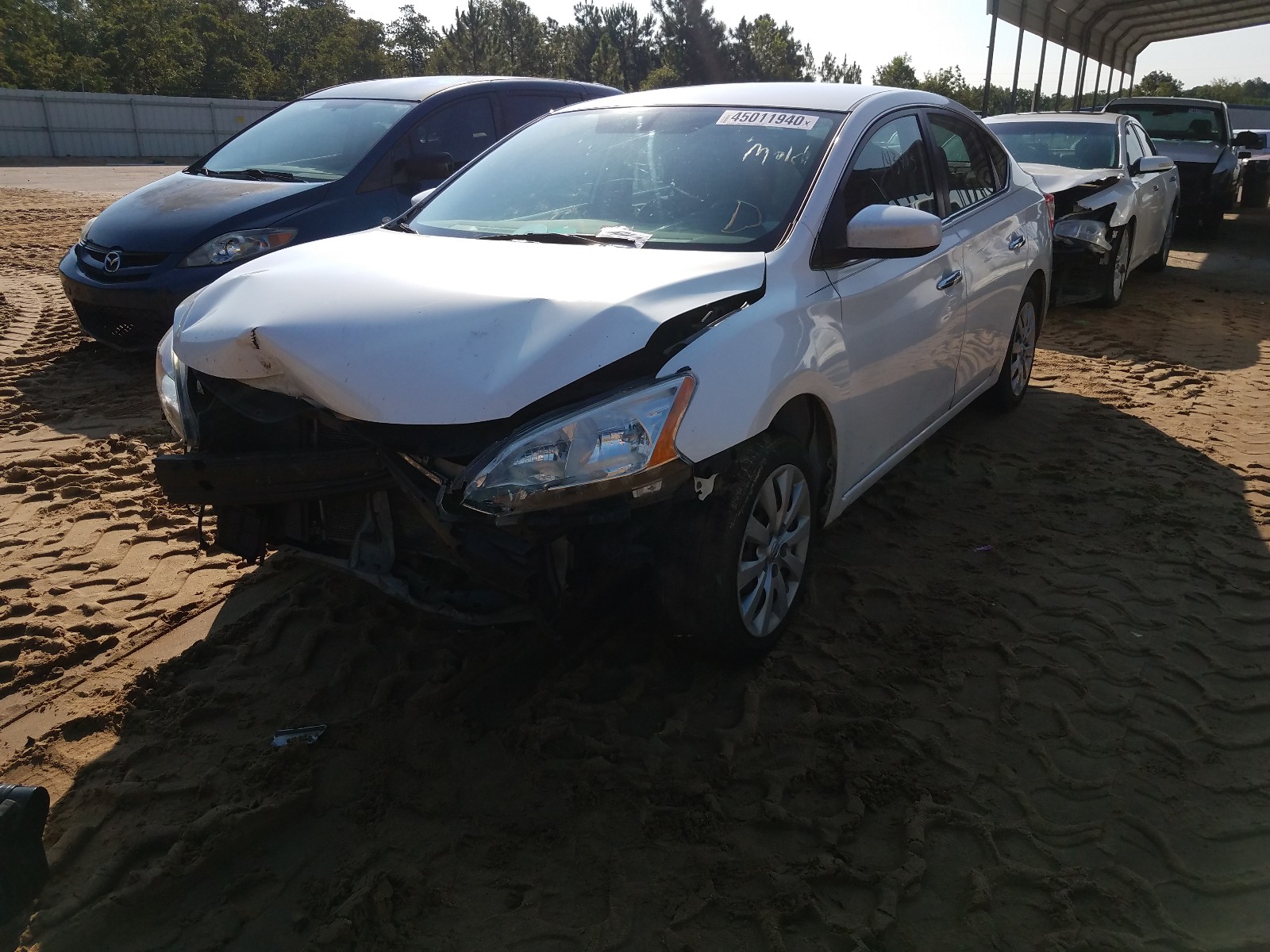 2014 NISSAN Sentra VIN 3N1AB7AP6EL638625 photo 2