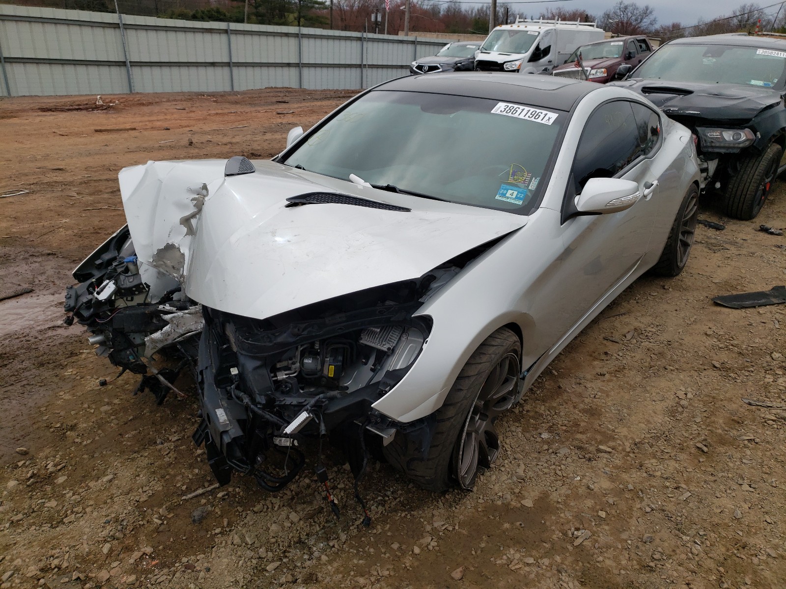 2013 Hyundai Genesis coupe VIN KMHHU6KJ8DU109493 photo 2