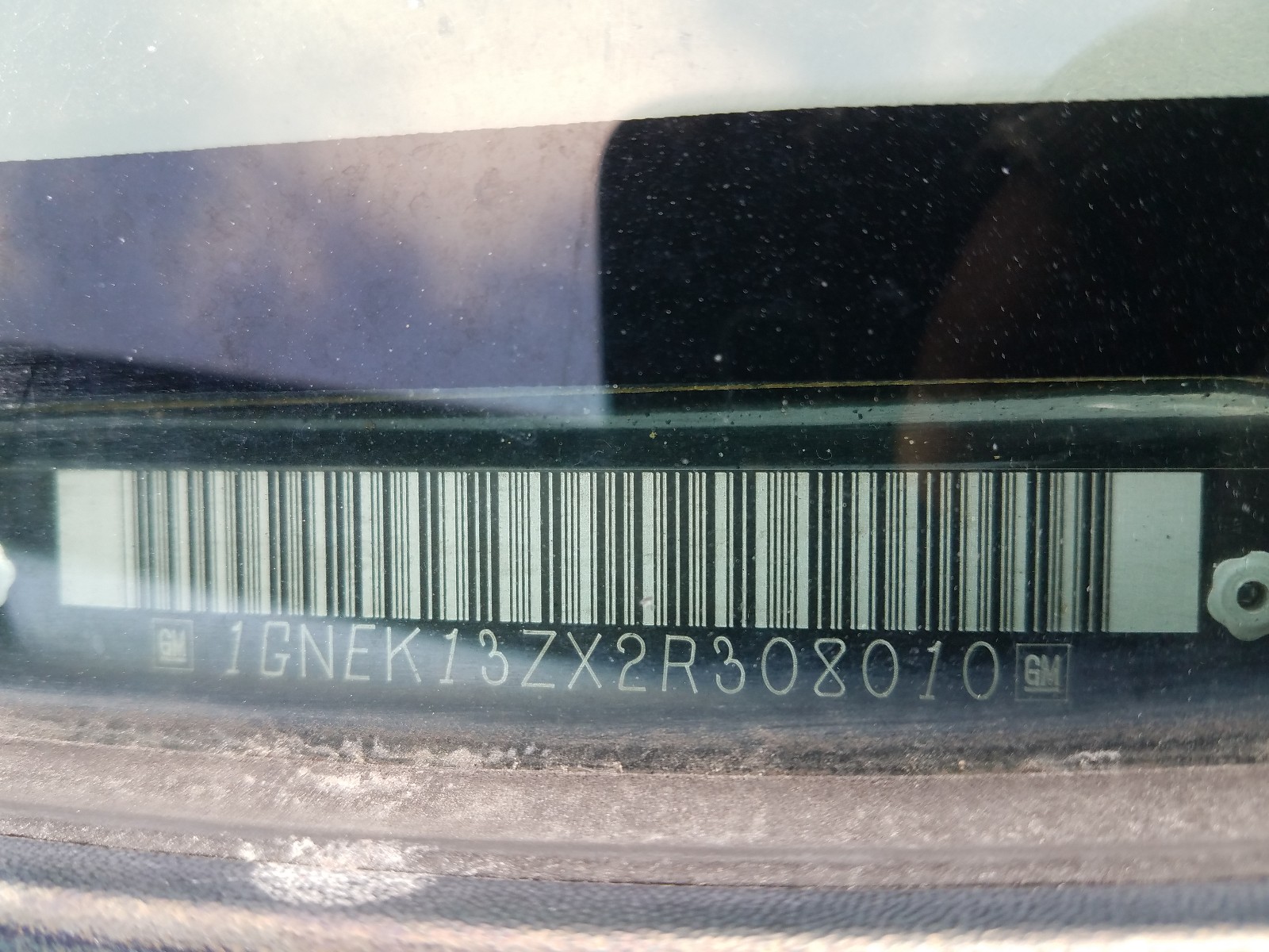 2002 Chev Tahoe VIN 1GNEK13ZX2R308010 photo 10