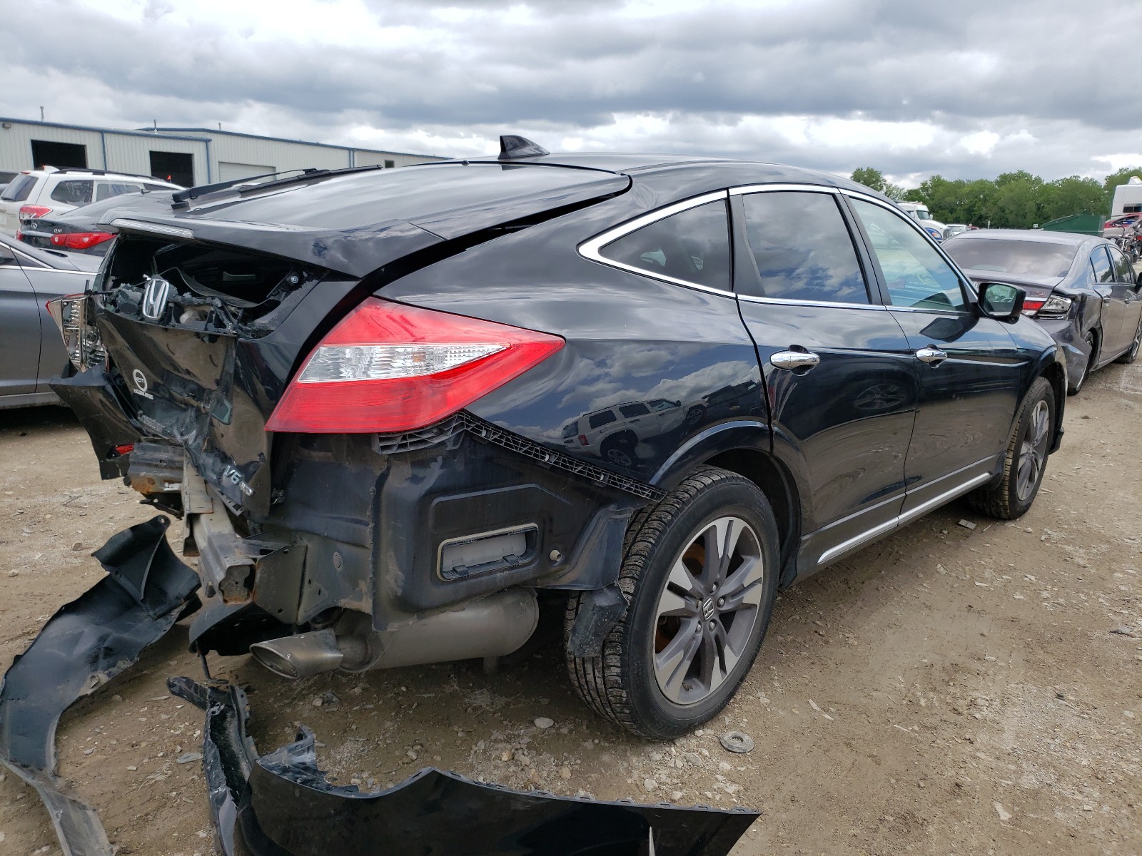 2014 Honda Crosstour VIN 5J6TF2H59EL003440 photo 4