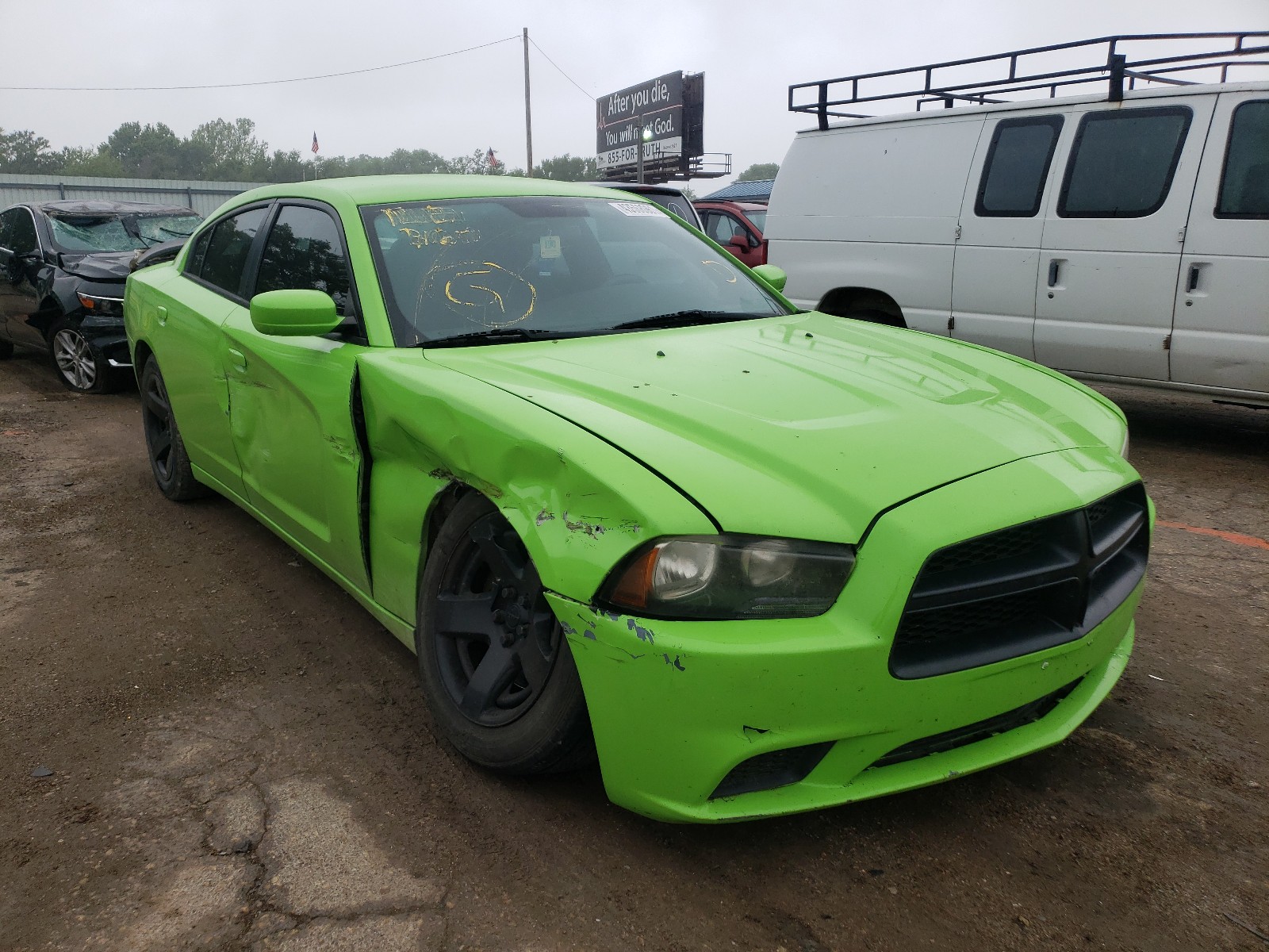 2012 Dodge Charger VIN 2C3CDXAT5CH168921 photo 1