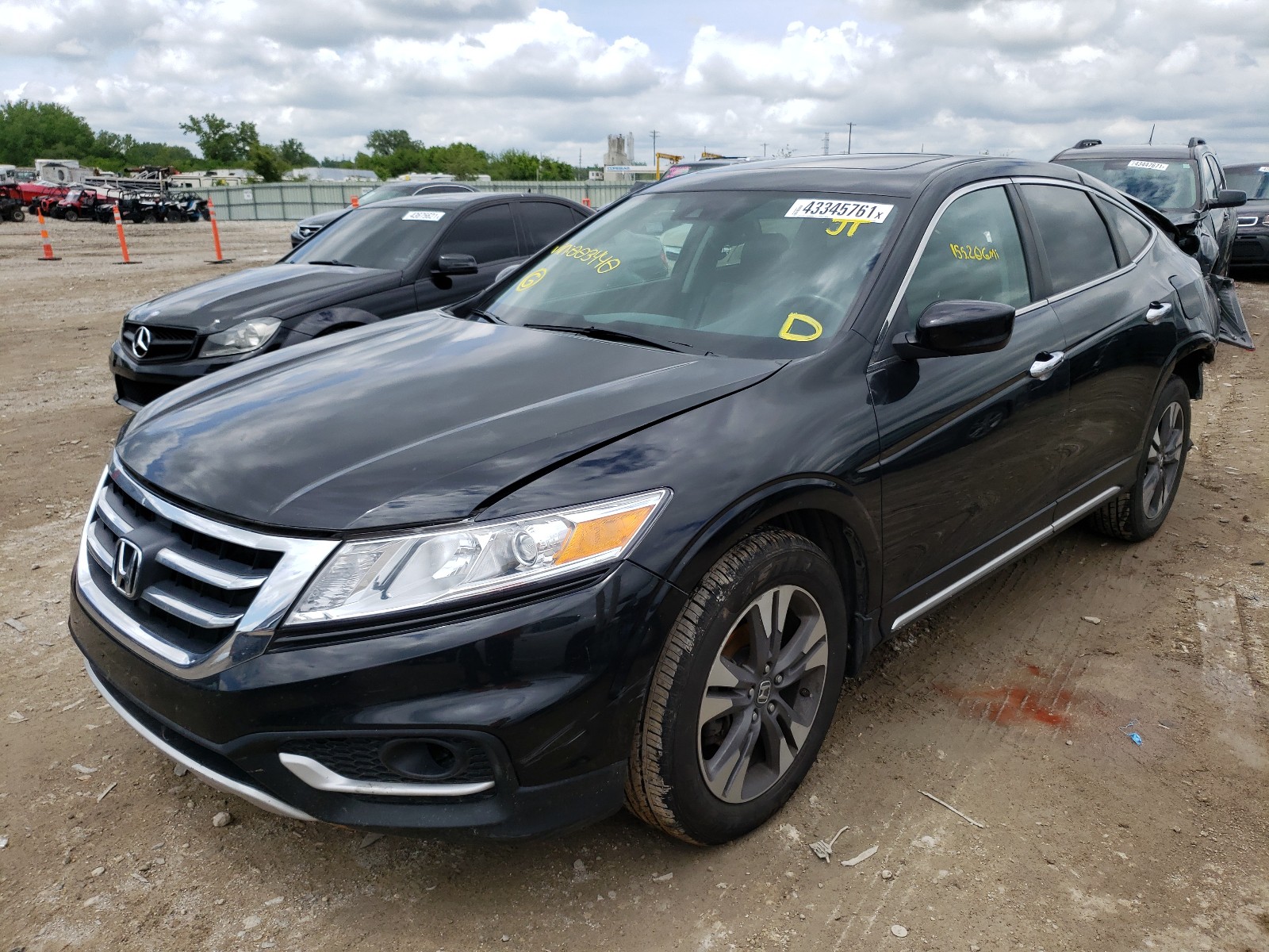 2014 Honda Crosstour VIN 5J6TF2H59EL003440 photo 2