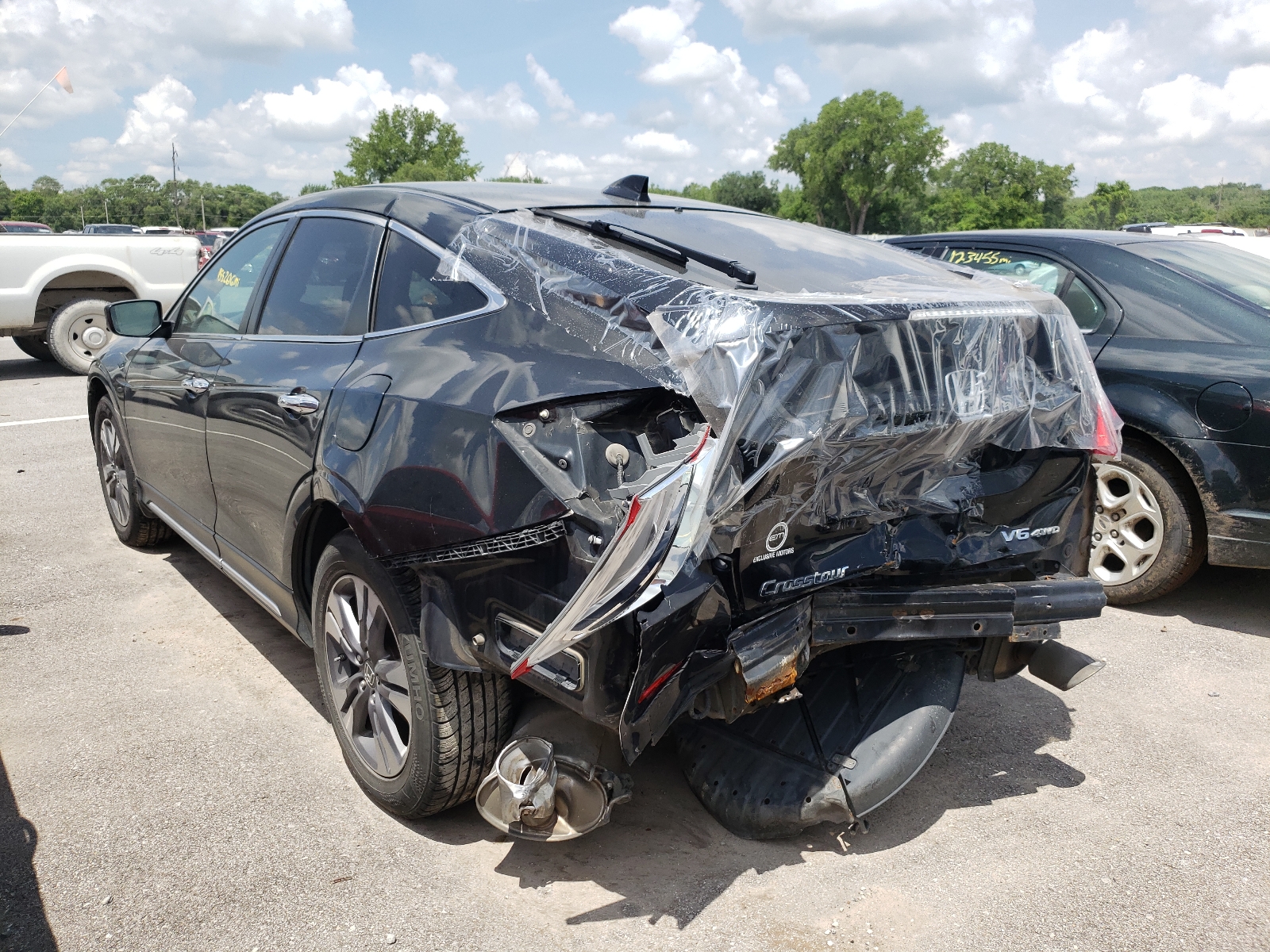 2014 Honda Crosstour VIN 5J6TF2H59EL003440 photo 3