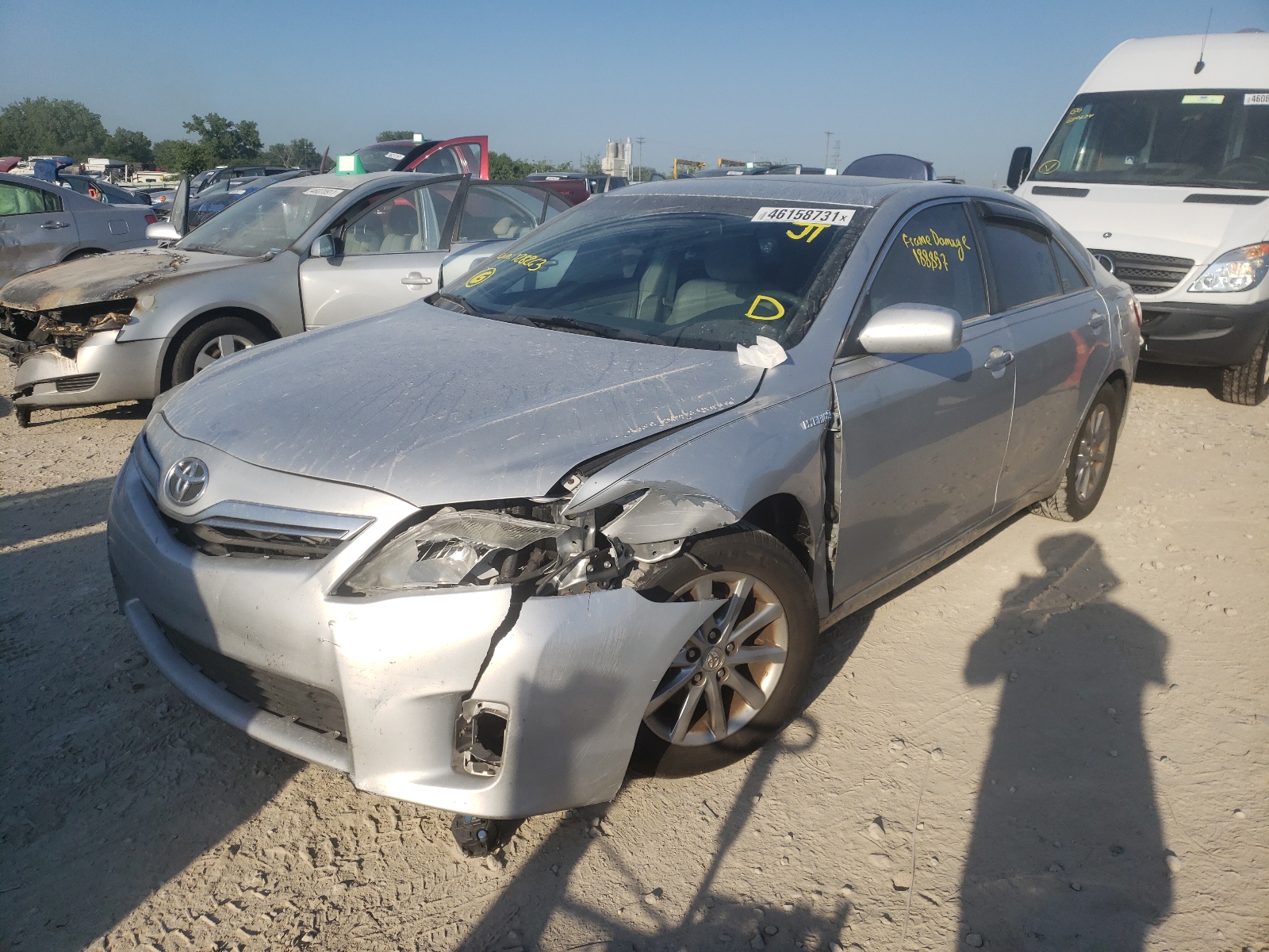 2011 Toyota Camry hybrid VIN 4T1BB3EK4BU128263 photo 2