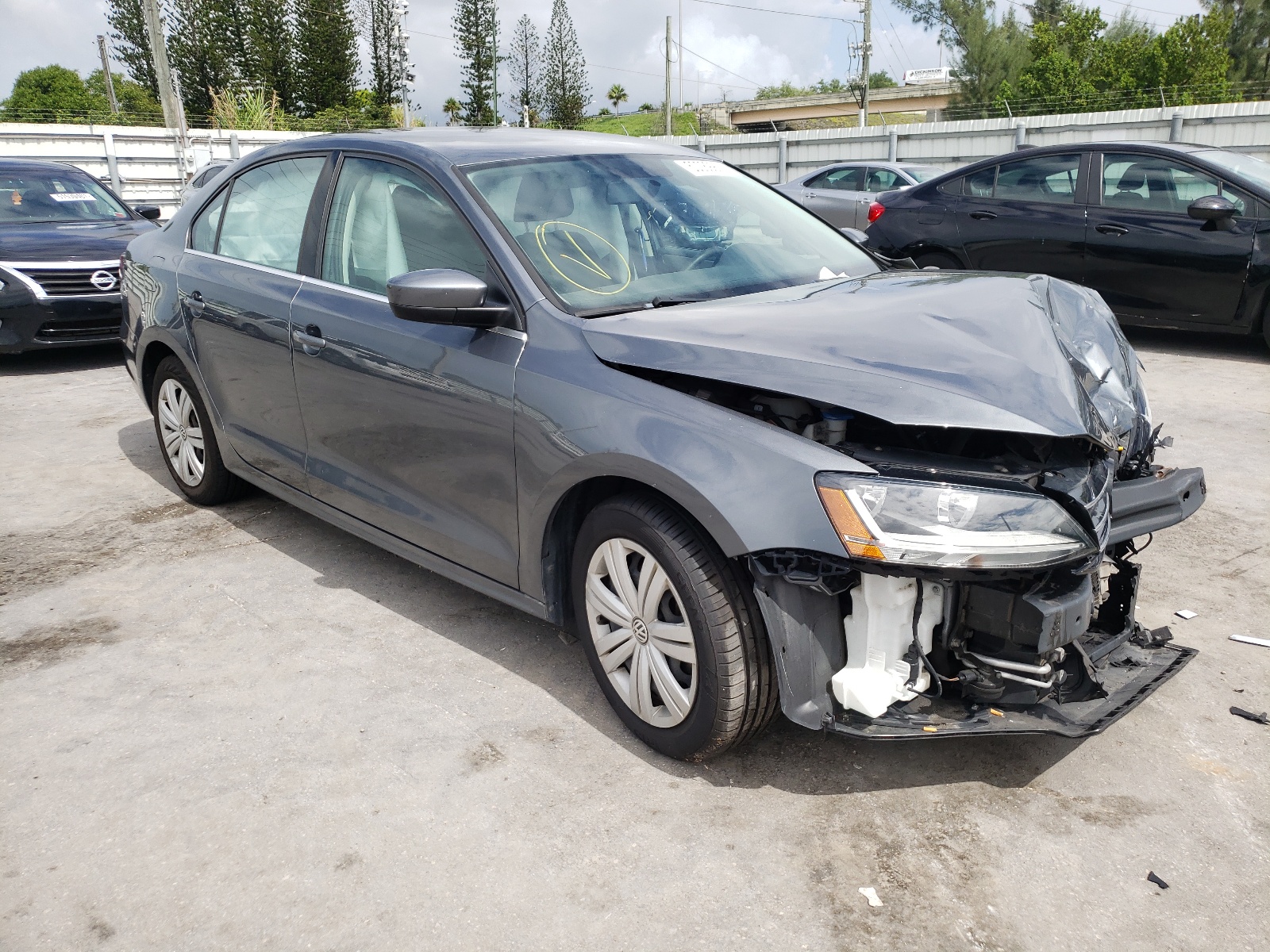 2017 Volkswagen Jetta VIN 3VW2B7AJ1HM297840 photo 1