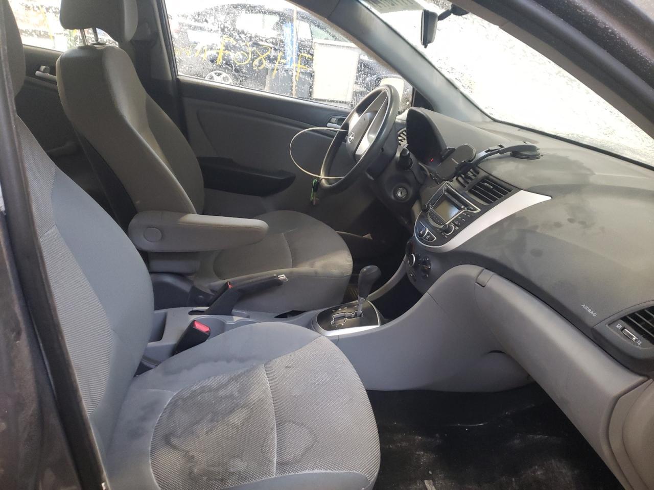 2013 HYUNDAI Accent VIN KMHCT4AE3DU341666 photo 5