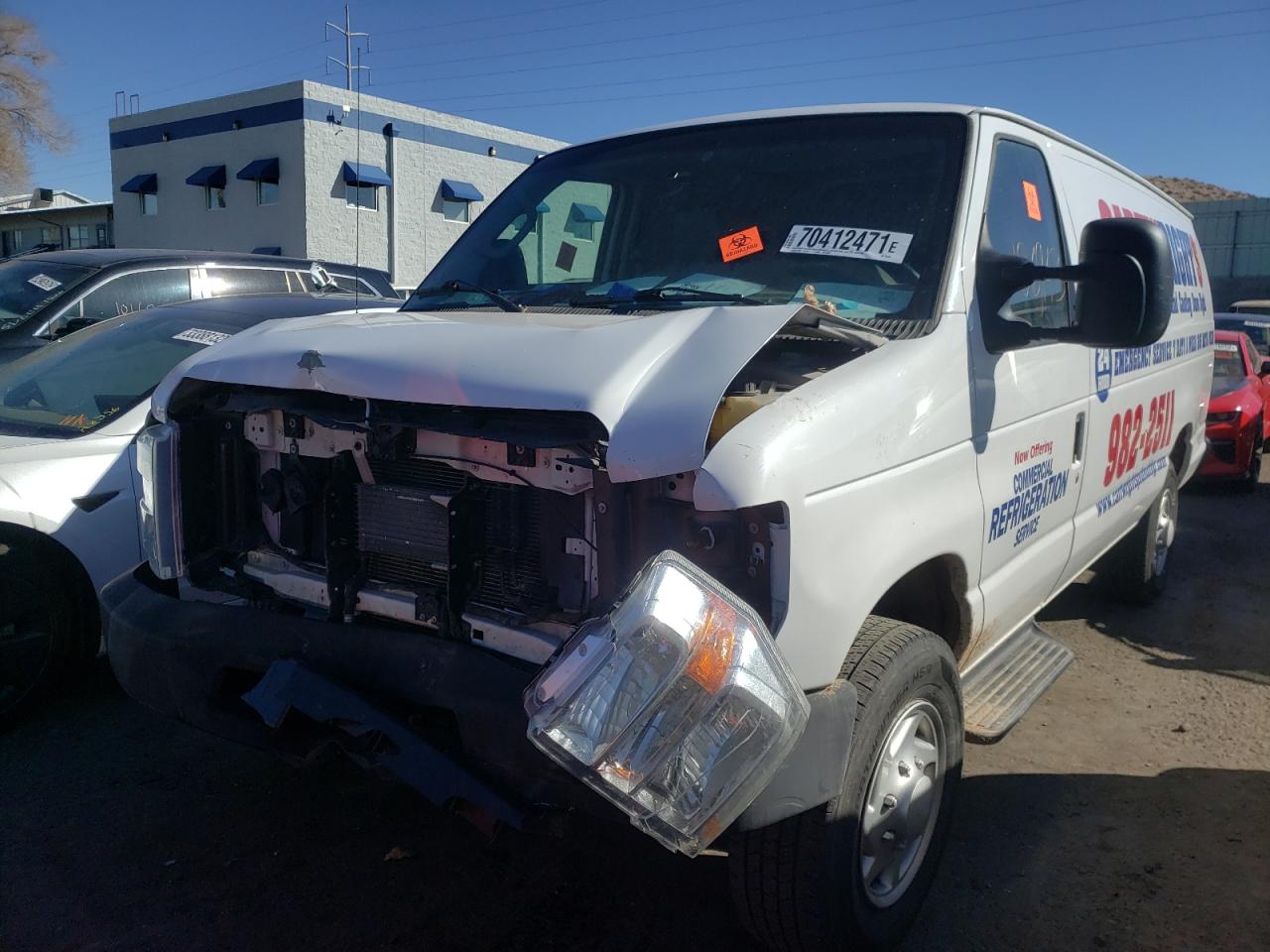 2014 Ford Econoline e350 super duty van VIN 1FTSS3EL8EDA66349 photo 2