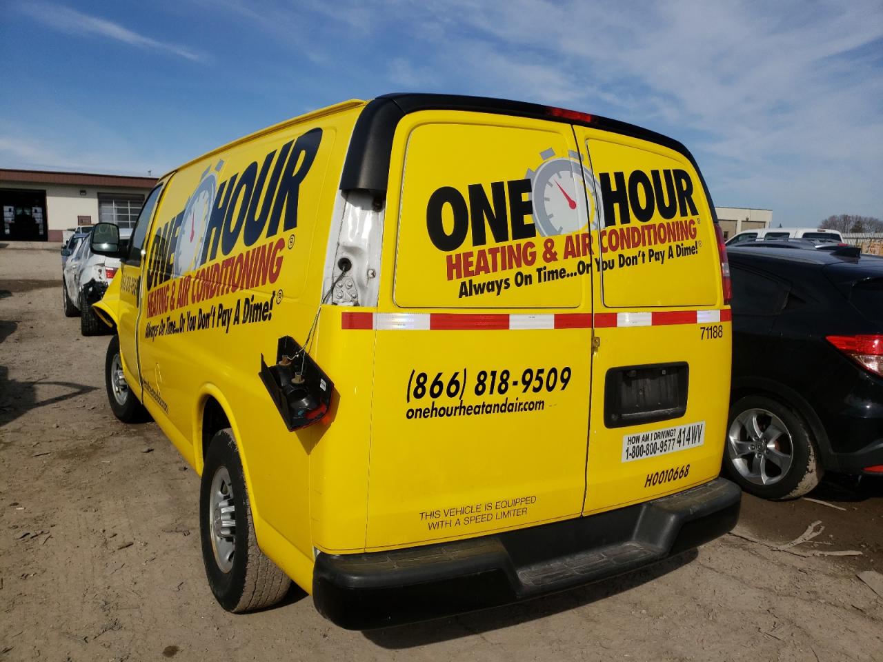 2016 CHEVROLET Express 2500 VIN 1GCWGAFF4G1172074 photo 3