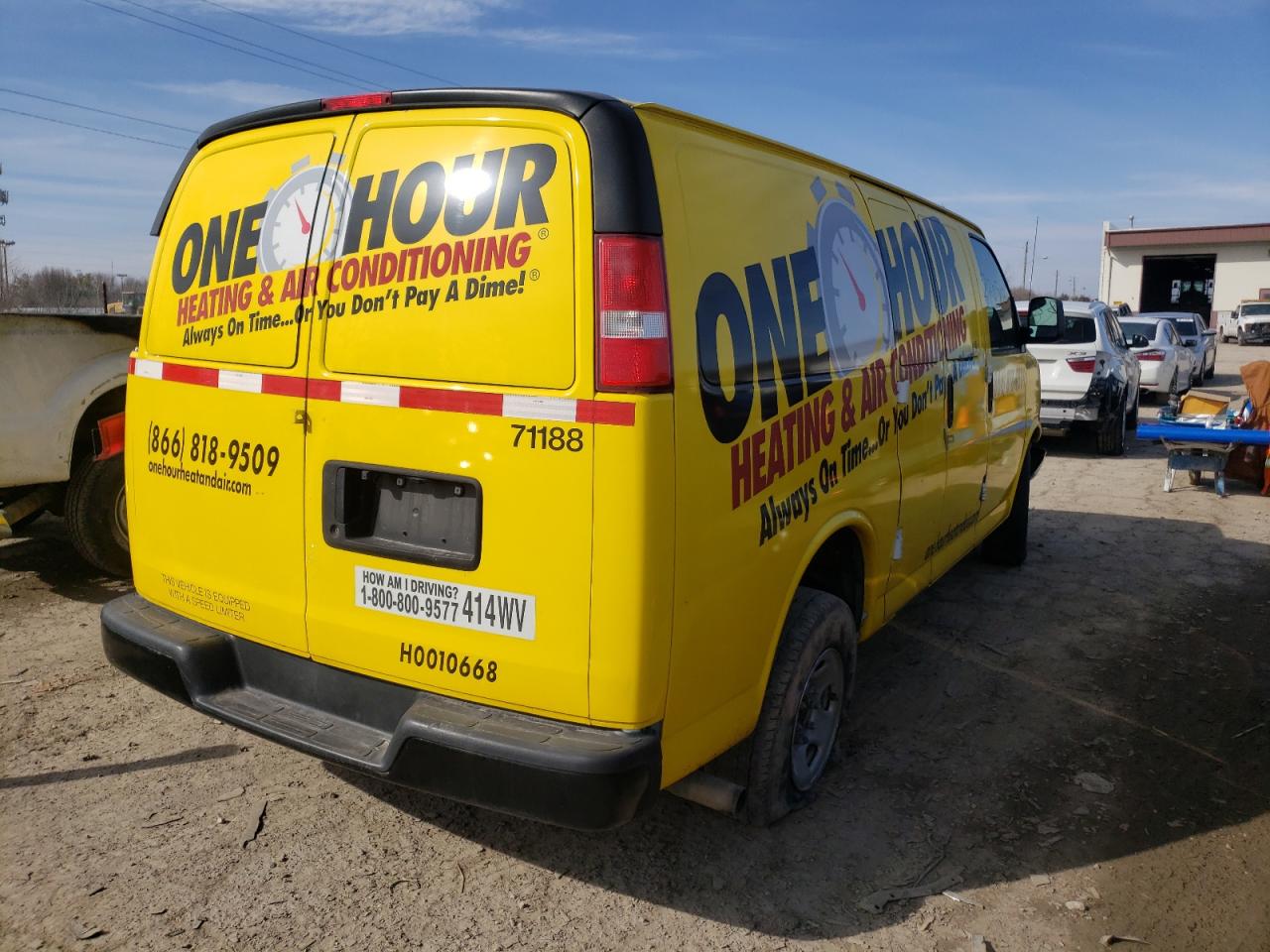 2016 CHEVROLET Express 2500 VIN 1GCWGAFF4G1172074 photo 4