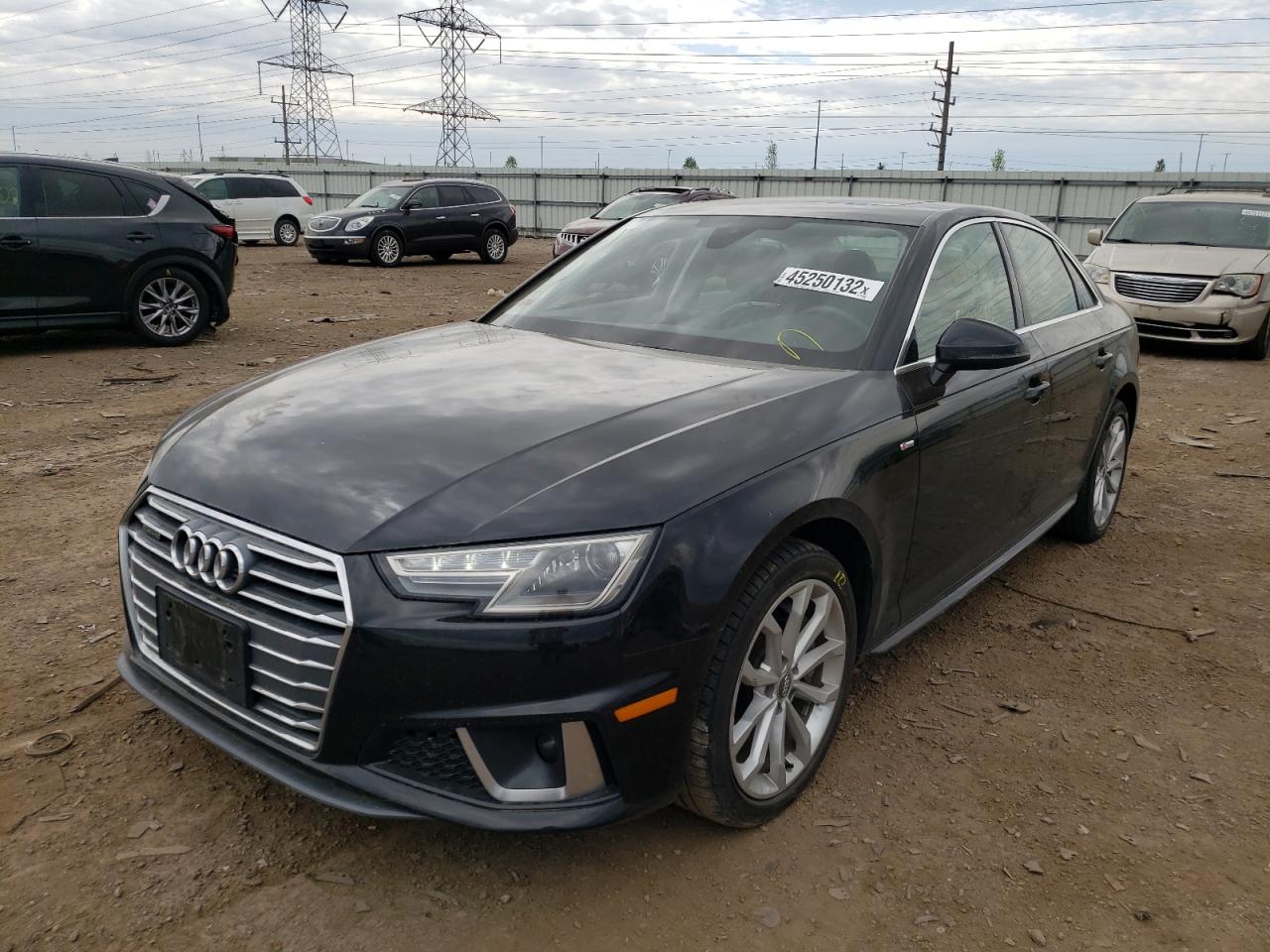 2019 AUDI A4 VIN WAUDNAF46KN020257 photo 2