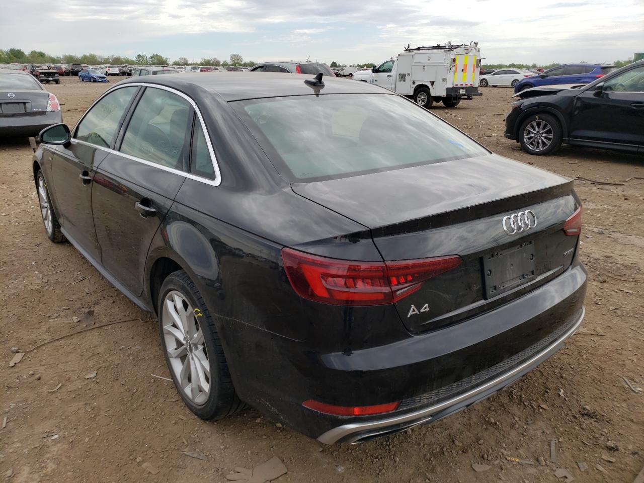 2019 AUDI A4 VIN WAUDNAF46KN020257 photo 3