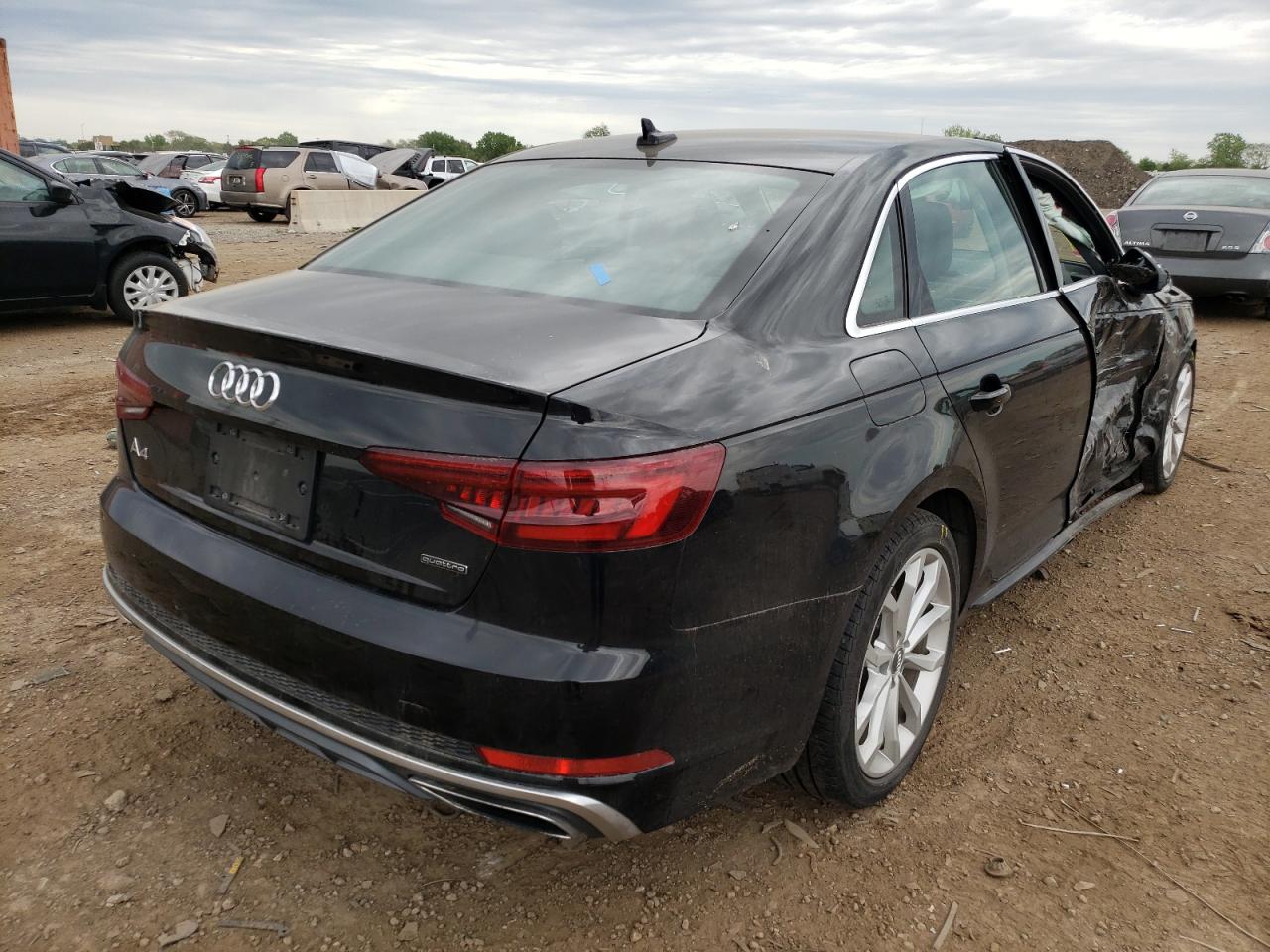 2019 AUDI A4 VIN WAUDNAF46KN020257 photo 4