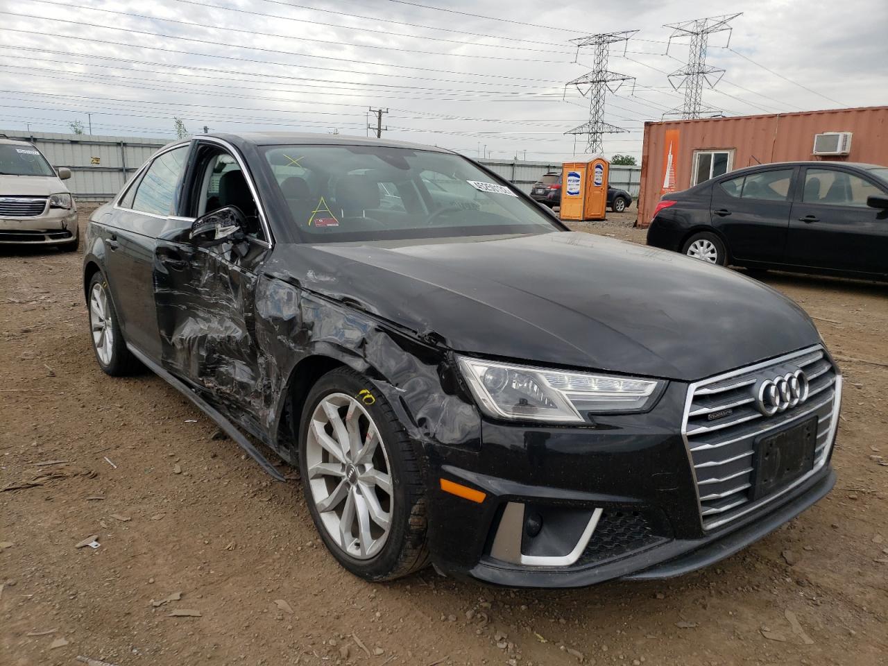 2019 AUDI A4 VIN WAUDNAF46KN020257 photo 1