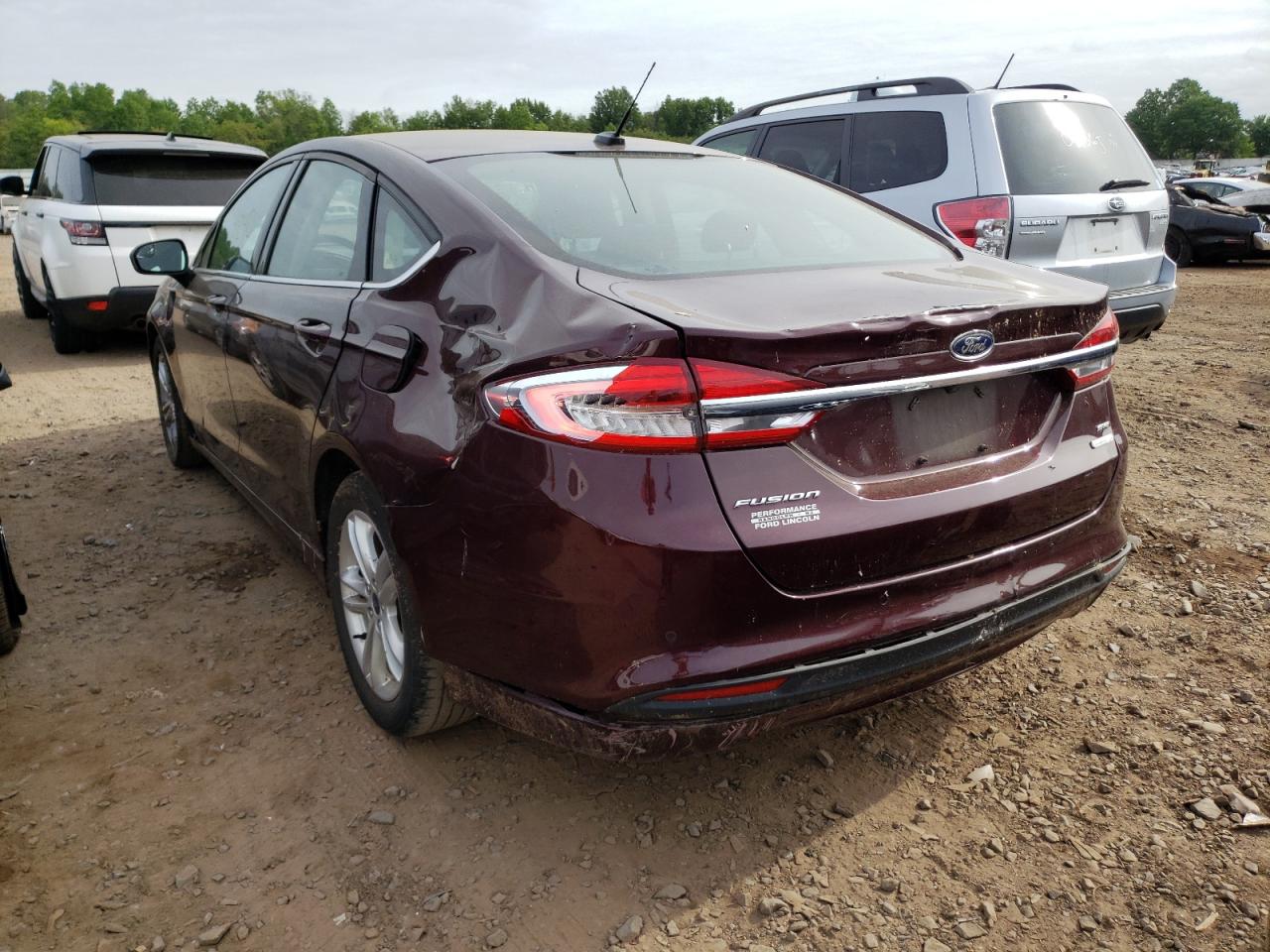 2018 Ford Fusion VIN 3FA6P0HD0JR135239 photo 3