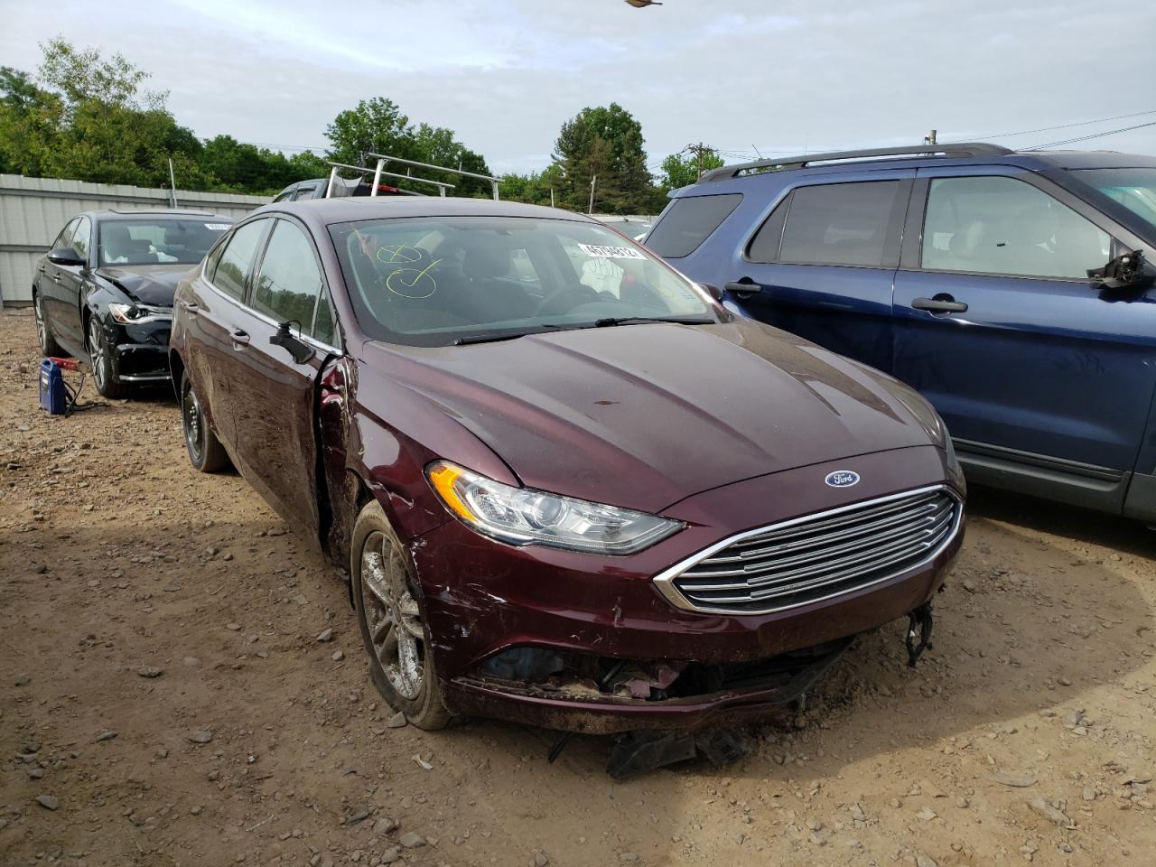 2018 Ford Fusion VIN 3FA6P0HD0JR135239 photo 1