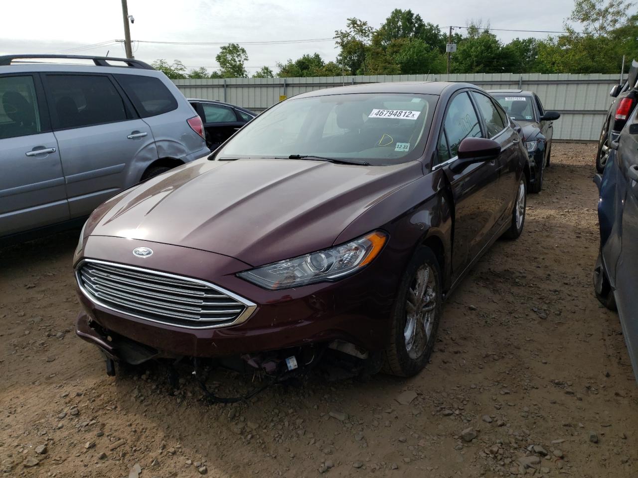 2018 Ford Fusion VIN 3FA6P0HD0JR135239 photo 2