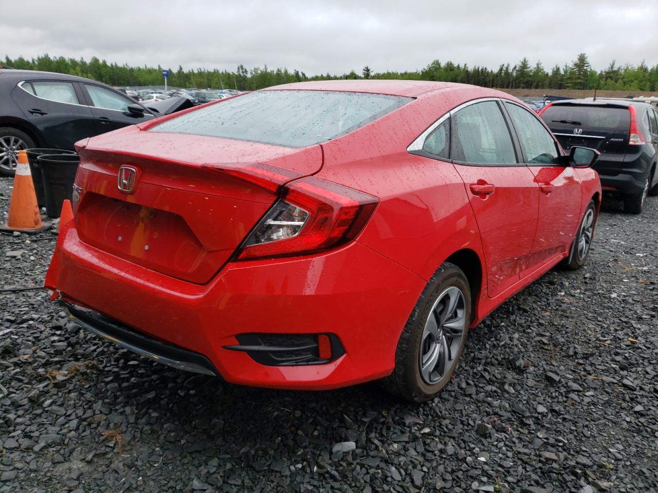 2020 HONDA Civic VIN 2HGFC2F59LH001942 photo 4