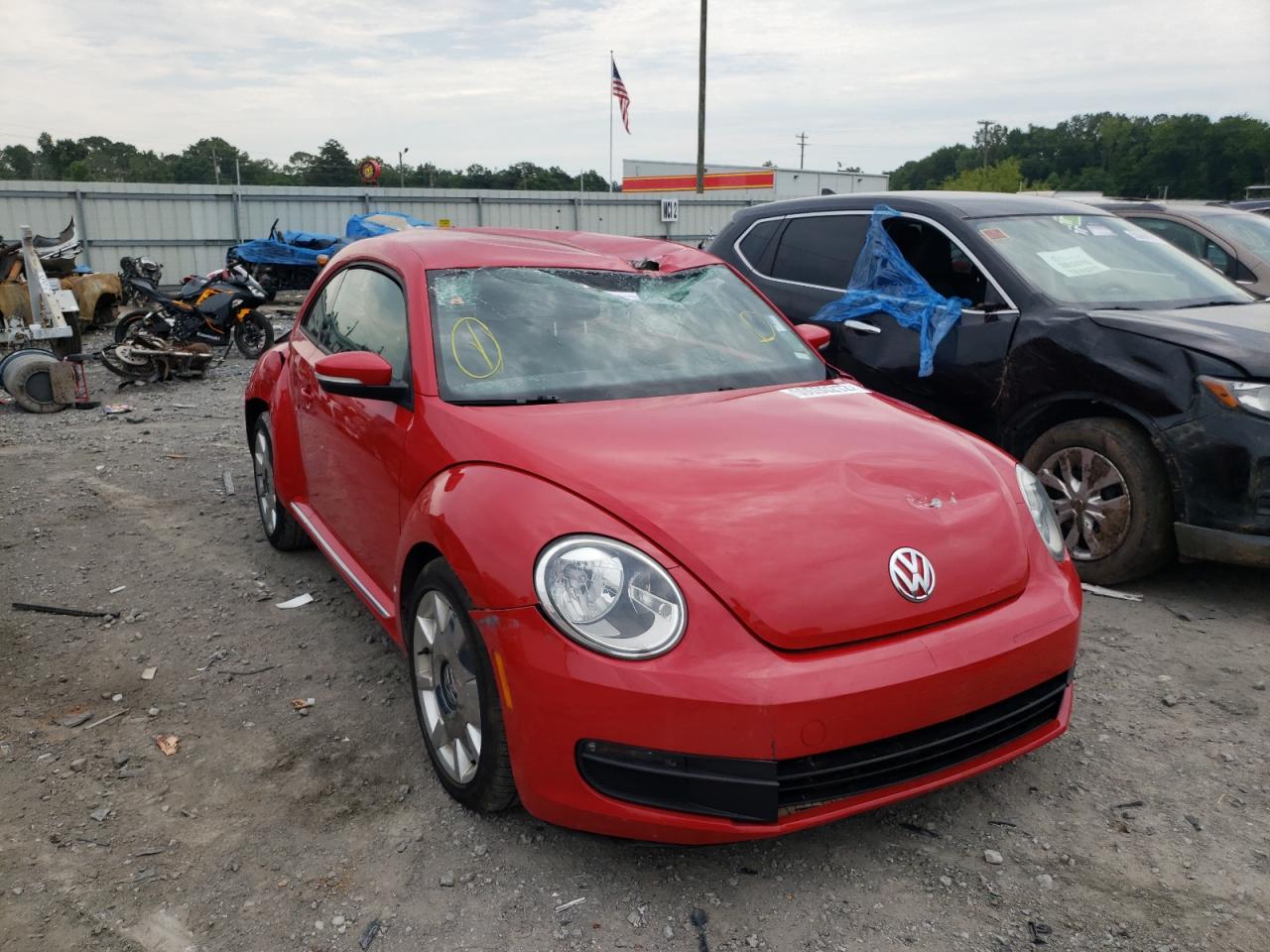 2012 Volkswagen Beetle VIN 3VWJP7AT4CM602951 photo 1