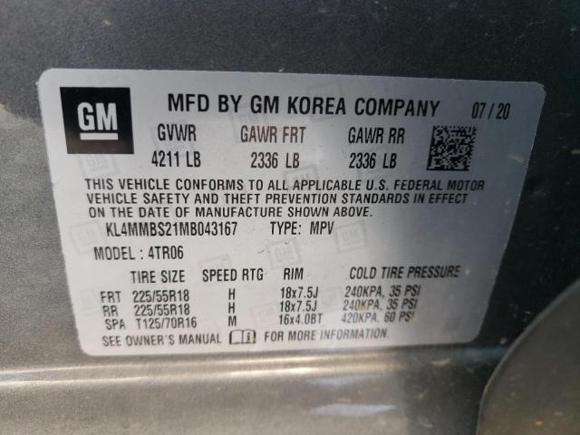 2021 BUICK Encore VIN KL4MMBS21MB043167 photo 10