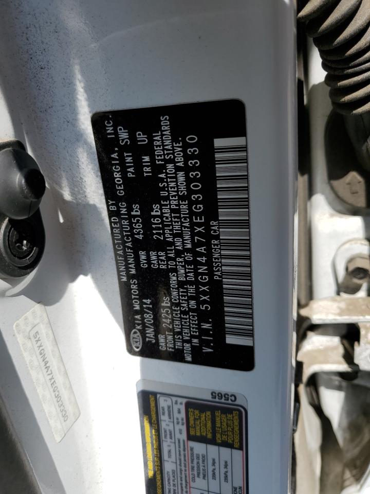 2014 Kia Optima VIN 5XXGN4A7XEG303330 photo 10