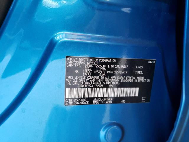 2018 TOYOTA Rav4 VIN JTMWFREV7JJ182728 photo 10