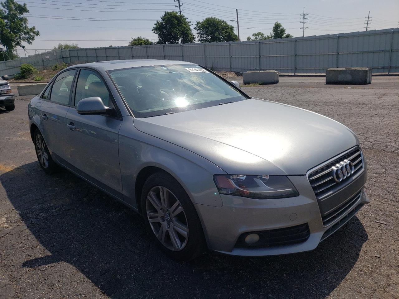 2009 Audi A4 VIN WAUJF78K19N053787 photo 1