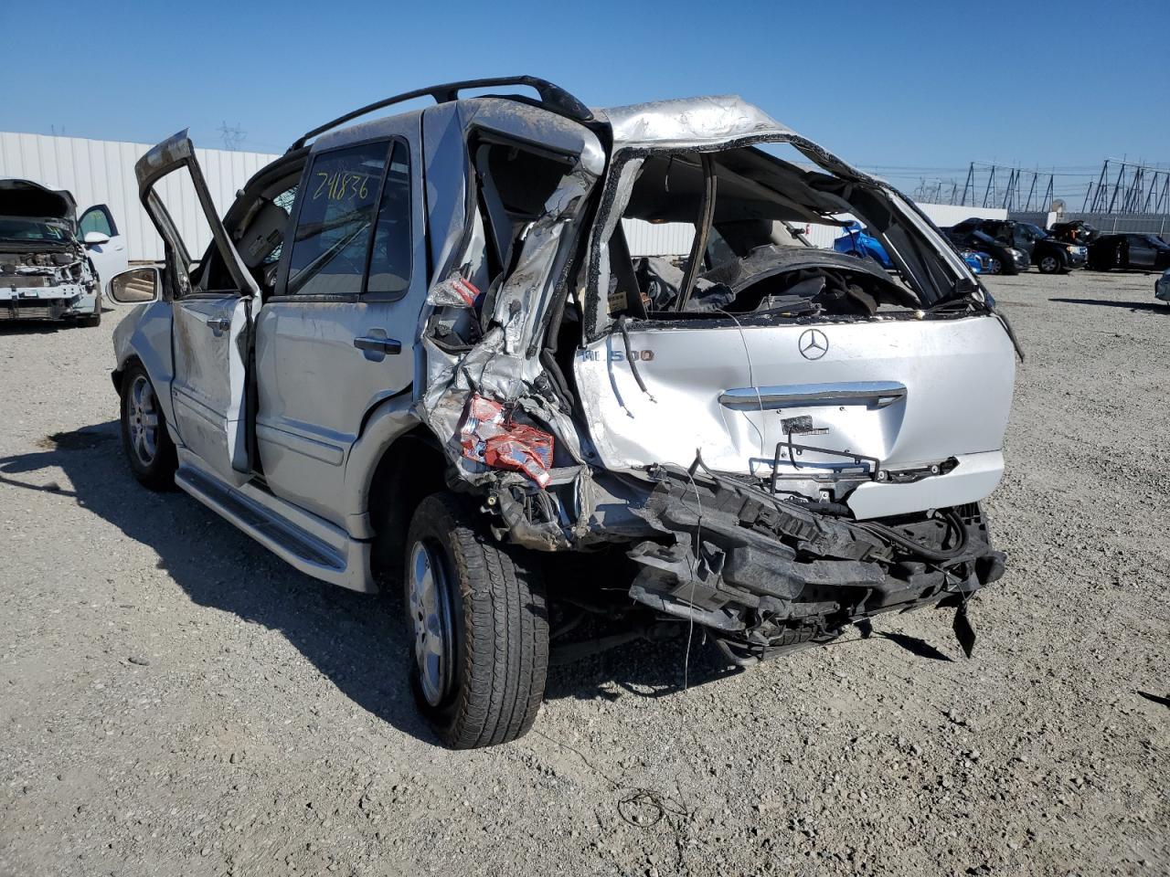 2003 MERCEDES-BENZ Ml-class VIN 4JGAB75E73A455224 photo 3
