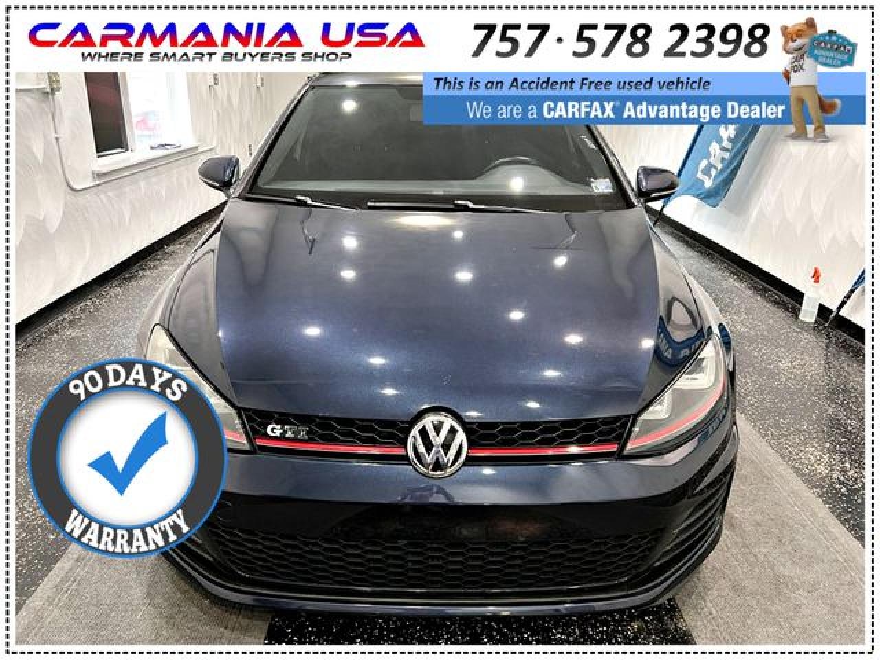 2015 Volkswagen Gti VIN 3VW5T7AU7FM017355 photo 2