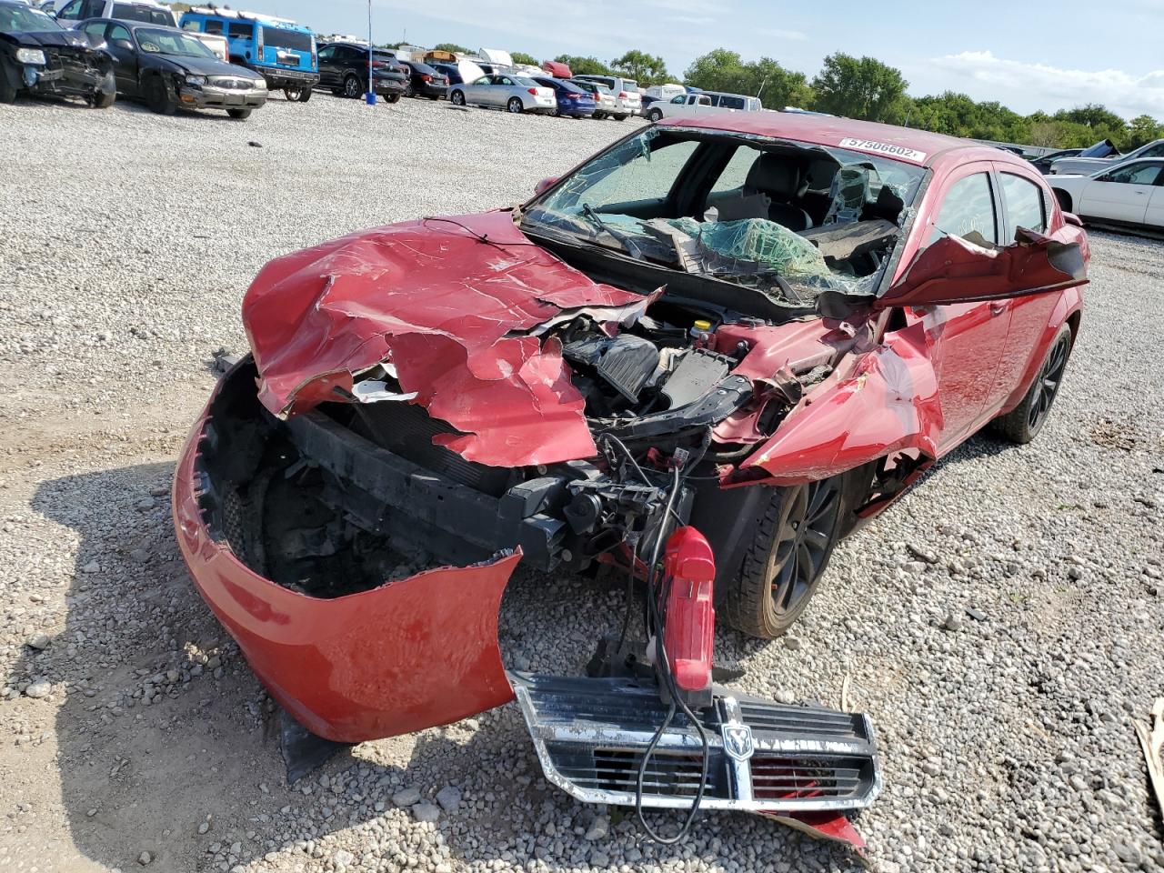 2013 Dodge Avenger VIN 1C3CDZCB6DN702744 photo 2