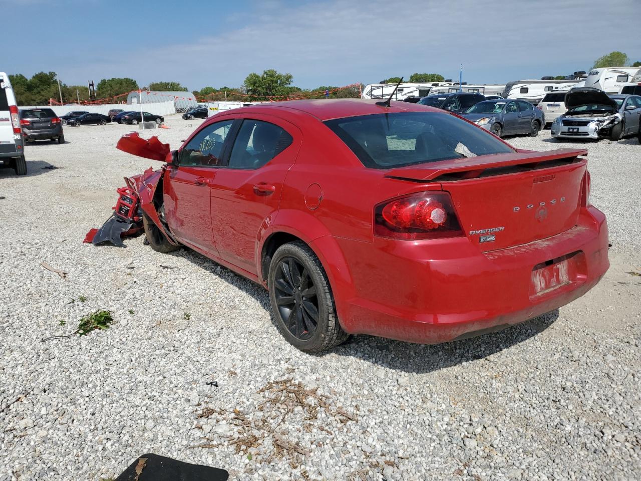 2013 Dodge Avenger VIN 1C3CDZCB6DN702744 photo 3
