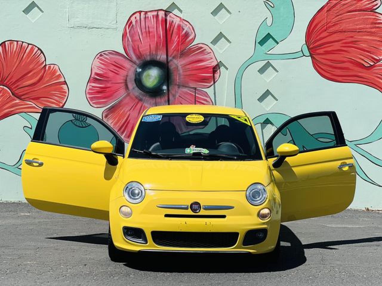 2014 Fiat 500 VIN 3C3CFFBR6ET258127 photo 2