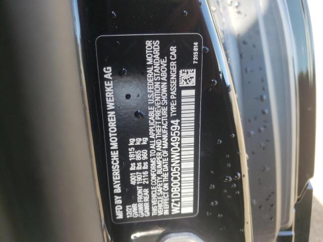 2022 TOYOTA Supra VIN WZ1DB0C05NW049594 photo 10