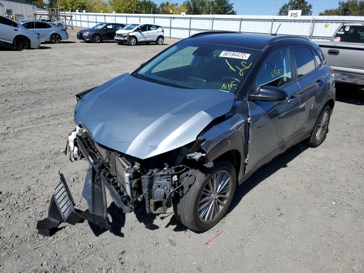 2020 Hyundai Kona VIN KM8K2CAA9LU407710 photo 2