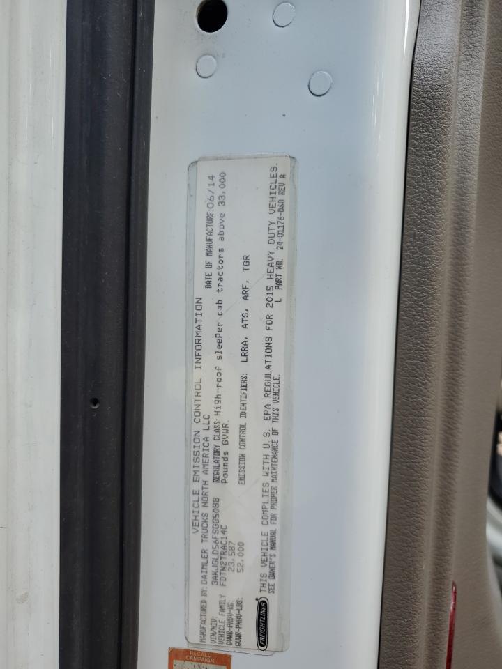 2015 FREIGHTLINER CASCADIA 125 VIN 3AKJGLD56FSGG5088 photo 10