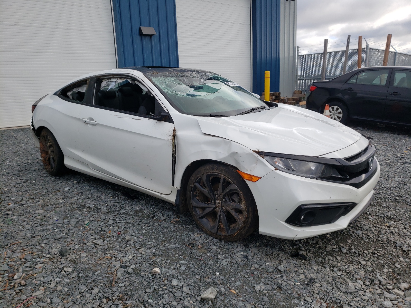 2020 HONDA Civic VIN 2HGFC4B81LH400467 photo 1