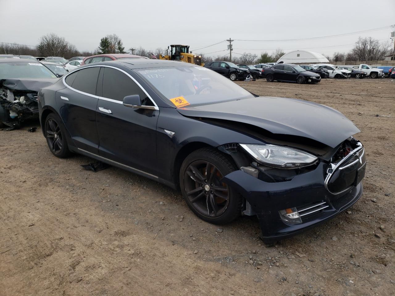 2014 TESLA Model s VIN 5YJSA1H17EFP61447 photo 4