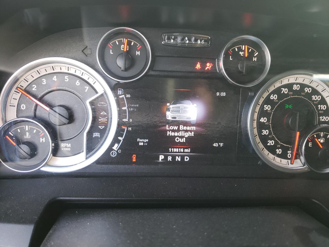 2014 RAM 1500 VIN 1C6RR7NT7ES466052 photo 9