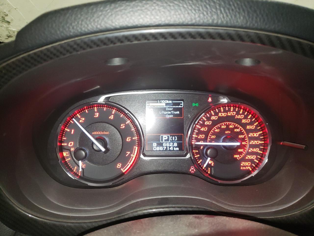 2016 SUBARU Wrx VIN JF1VA1A60G8832855 photo 9