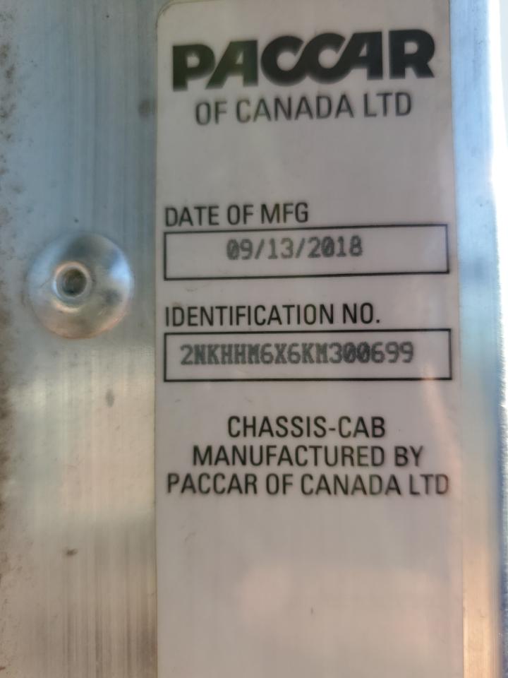 2019 KENWORTH CONSTRUCTION T270 VIN 2NKHHM6X6KM300699 photo 10