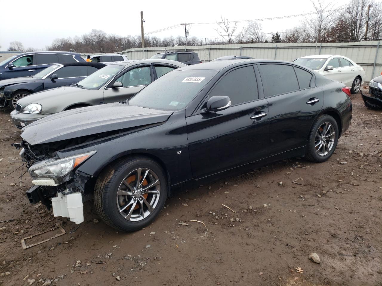 2015 INFINITI Q50 VIN JN1BV7AR6FM420432 photo 1