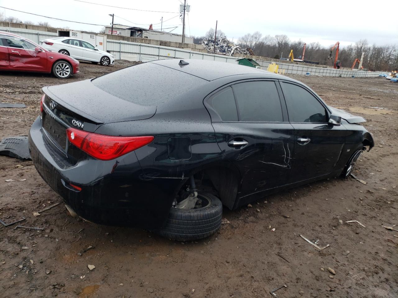 2015 INFINITI Q50 VIN JN1BV7AR6FM420432 photo 3